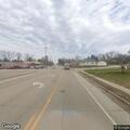 Disabled RV trailer on Highway 14 in Viroqua