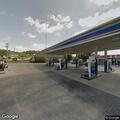 Suspicious occupied van at gas station