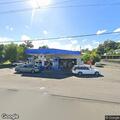 Vehicle blocking truck at Kelly gas station