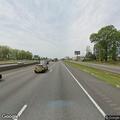 Traffic stop on silver Chrysler 300 on interstate