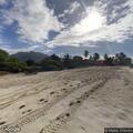 Officer on foot patrol at Makaha Beach Park