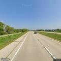 Traffic stop on red sedan on Highway 51