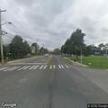 Dead deer blocking roadway at Montauk and Nassau