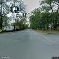 Tree blocking part of roadway at College Road