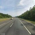 Car crash into woods on I-95 north in Peabody