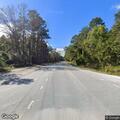 Tractor trailer tire debris blocking roadway