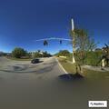 Officer checks license plate during traffic stop