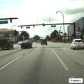 Black vehicle blocking North Federal Highway