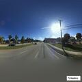 Person running in traffic on North Federal Highway