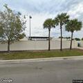 Fire response at rental car building near airport