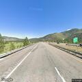 Traffic stop of white Ford F-150 on I-90 eastbound