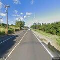Disabled pickup truck on Highway 11 shoulder
