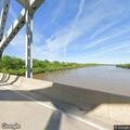 Slow tractors create traffic hazard on bridge