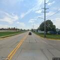 Traffic stop on black pickup pulling trailer
