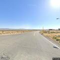 Damaged power pole with live wires on Yermo Road