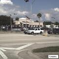 Officers check blue Kia sedan near US 41 and Englewood