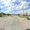 Man with altered consciousness at bus stop in Gulf Gate Estates