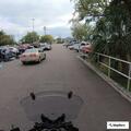 Person conscious and breathing at Walmart sidewalk