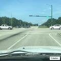 Orange Mustang speeding with driver on suspended license