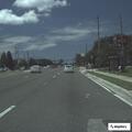 Traffic stop on white Hyundai Santa Fe