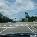 Traffic stop on white Nissan Rogue in Brandon