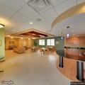 Person suffering hemorrhage at healthcare center