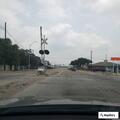Slow vehicle with no lights on US 77 near Odem