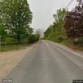 Sheep blocking roadway on Route 153 in Middleton