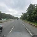 Passenger bus smoking on I-684 northbound