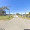Traffic stop involving red golf cart
