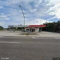 Traffic stop with verbal warnings at gas station