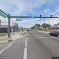 Battery lying in roadway at Haines and Lakeshore
