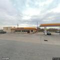Leaning trailer stabilized at Woodsboro gas station