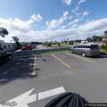 Woman with neurological symptoms in hospital parking lot