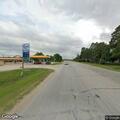 Injured deer blocking highway traffic