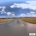 Traffic hazard on ramp to Highway 59 southbound