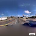 Traffic stop involving black Dodge Charger