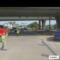 Crash with injury near Kia dealership on Westbank