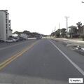 Traffic stop on white golf cart near RV park