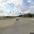 Road hazard in turn lane at Michigan and Sycamore