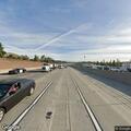Overturned sedan crash on westbound SR-60