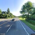 Outdoor gas odor with light haze on Danbury Road