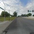 Trucks racing on First Street in Hiawatha