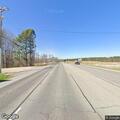 Traffic stop on gray SUV at Highway 43 frontage