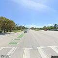 Abandoned trailer blocking bicycle lane