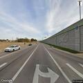 Traffic stop on westbound service road