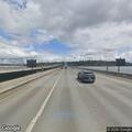 Motorcycle flees traffic stop on bridge at high speed