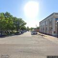 Vehicle hits street pole near courthouse