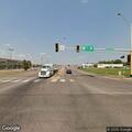 Tire and rim debris reported near highway exit