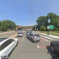 Disabled car at Washington Street and Pond Avenue